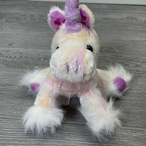 Dan Dee Collectors Choice Unicorn Plush Purple Multicolor Sparkle Stuffed Animal - Picture 5 of 9